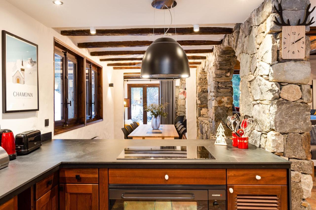 Chalet Les Praz - 280Sqm - Sauna Cinema Fitness - 5 Bedrooms In Heart Of Les Praz - By Cozee Rentals 霞慕尼 外观 照片