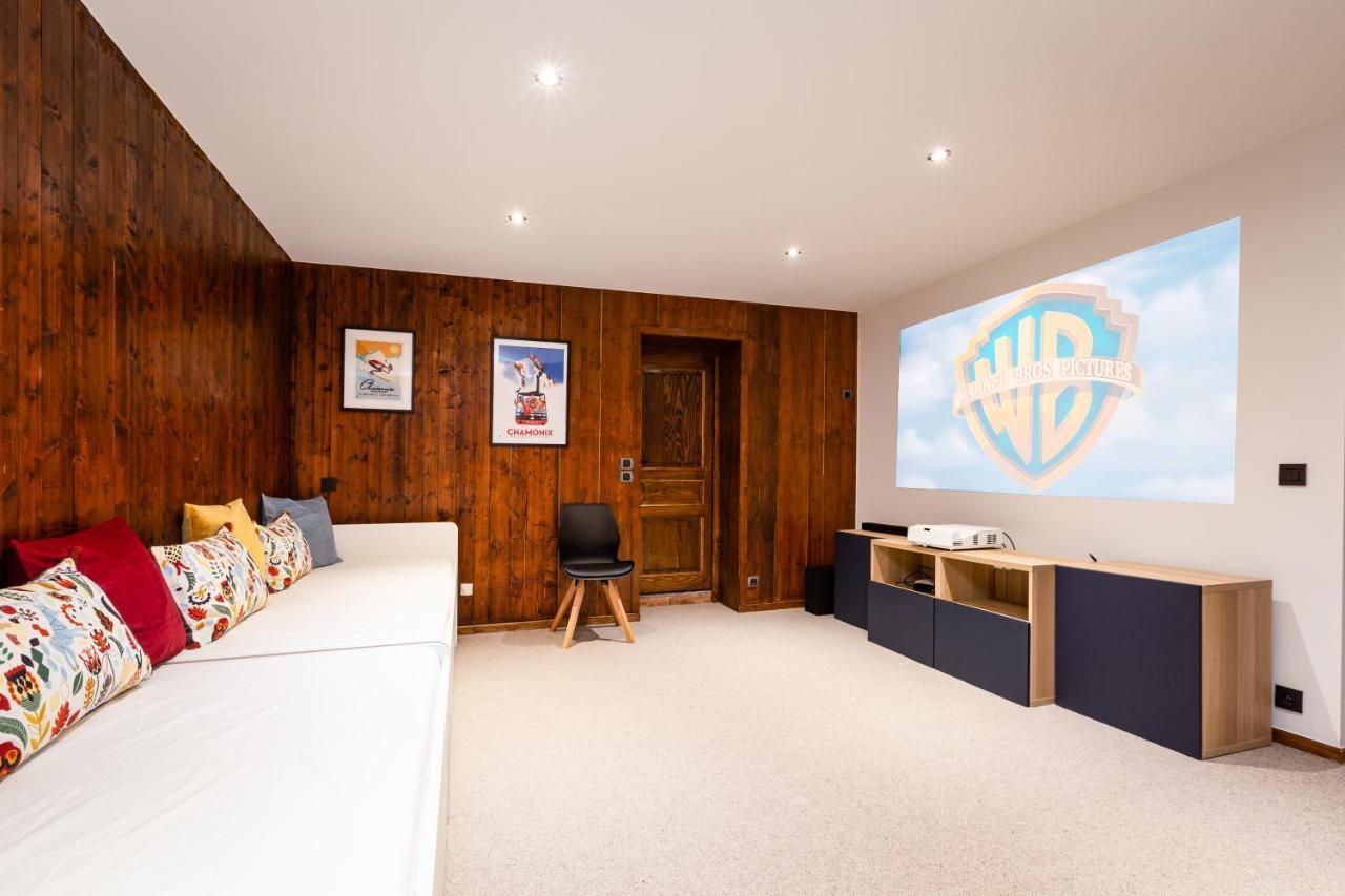 Chalet Les Praz - 280Sqm - Sauna Cinema Fitness - 5 Bedrooms In Heart Of Les Praz - By Cozee Rentals 霞慕尼 外观 照片