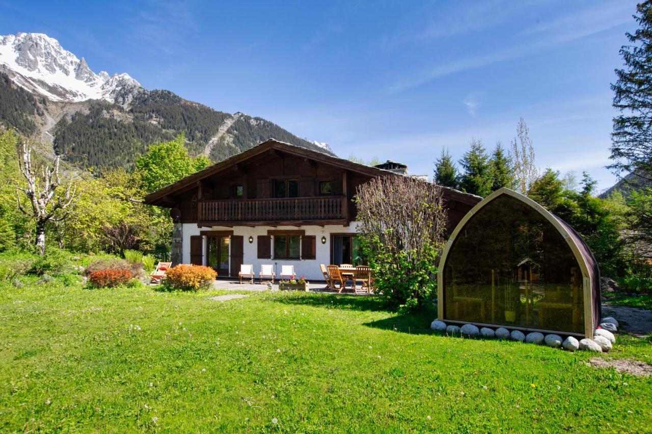 Chalet Les Praz - 280Sqm - Sauna Cinema Fitness - 5 Bedrooms In Heart Of Les Praz - By Cozee Rentals 霞慕尼 外观 照片